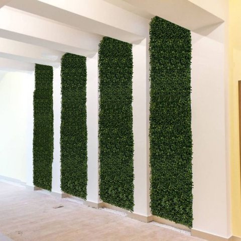 25 Placas de 25x25cm Buxinho Artificial para Fundo de Vídeos, Estúdios ou Espaços Instagramáveis