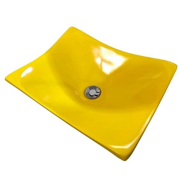 Kit Cuba Concava Sobrepor Banheiro Com Valvula Click Inox - 1