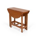 Ver imagem 6 de Conjunto Prático Mesa Quadrada Dobrável com 4 Cadeiras Madeira Mel