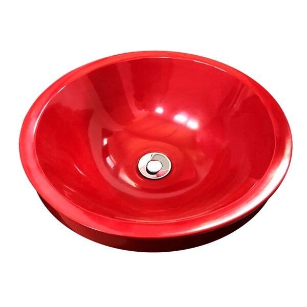Kit Cuba Redonda Sobrepor Banheiro Com Valvula Click Inox - 1