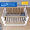 Conjunto Quarto de Bebê Berço e Cômoda Aconchego - 11