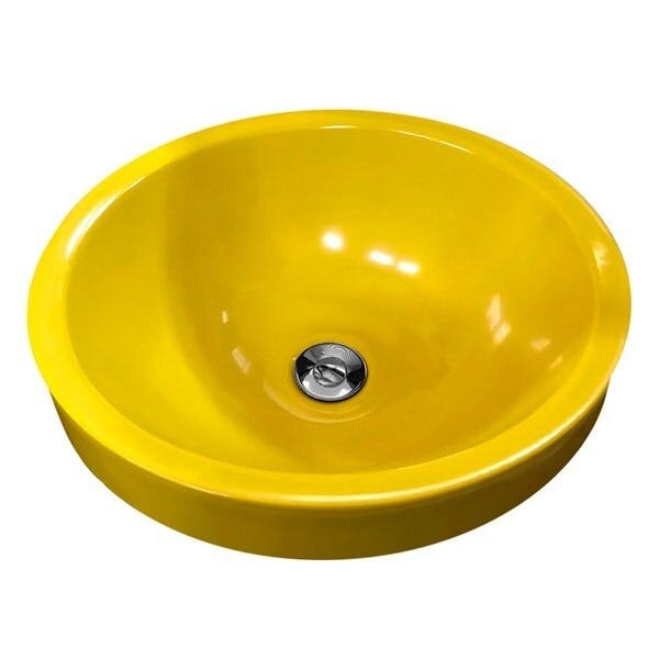 Kit Cuba Redonda Sobrepor Banheiro Com Valvula Click Inox - 1