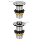 Ver imagem 2 de Kit Cuba Redonda Sobrepor Banheiro Com Valvula Click Inox