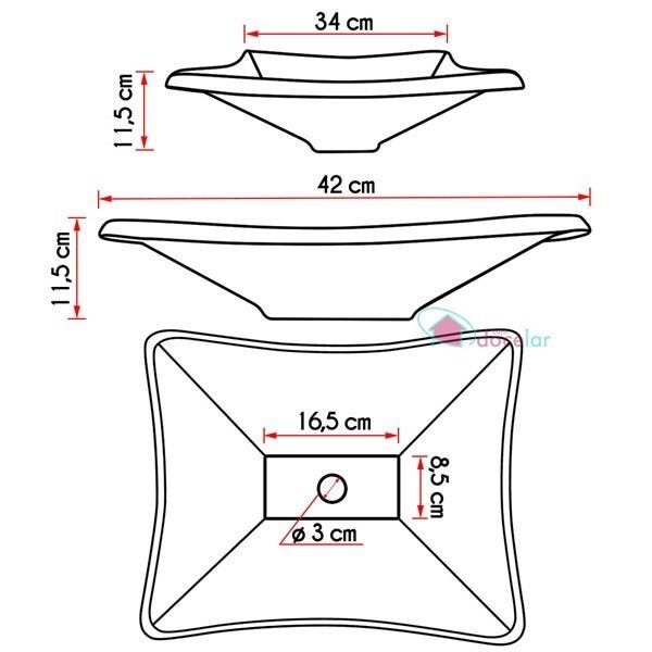 Kit Cuba Barcelona Sobrepor Banheiro Com Valvula Click Inox - 4