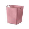 Cesto Plástico 18l para Roupa Moolti Quadrado Rosa Sr1918 Sanremo - 1