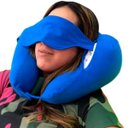 Ver imagem 3 de Almofada Good Plus -  cor azul - com máscara anexa