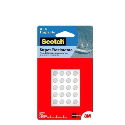 Anti Impacto Pq Redondo Scotch C/20Pcs Hb004263057 3M