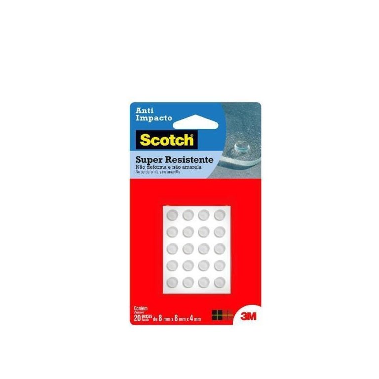 Anti Impacto Pq Redondo Scotch C/20Pcs Hb004263057 3M