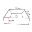 Ver imagem 3 de Cuba Pia para Banheiro Retangular Torino