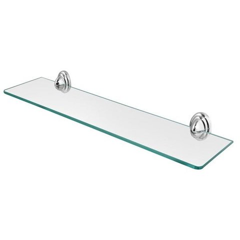 Porta Shampoo Banheiro Parede Base em Vidro 48cm