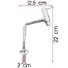 Torneira Design Mesa Lavatório Cano Curto Alavanca Cromada - 2