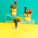 Ver imagem 2 de Prateleira Plataforma Acrílico Vitrine Decorativo Sala 3 Un