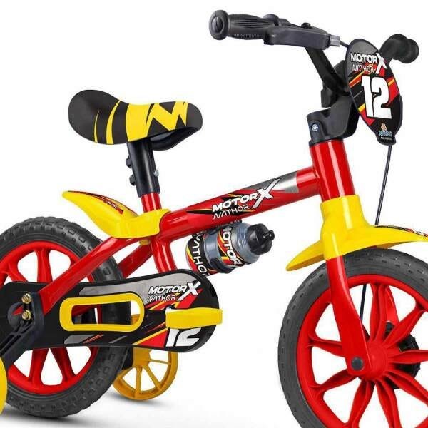 Bicicleta Infantil Aro 12 Menino Nathor - Motor X | MadeiraMadeira