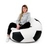 Pufe Bola de Futebol - Cor Branca - Puff Impermeável - 1