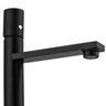 Torneira Para Banheiro De Mesa Bica Baixa Água Fria Preta Fosca Eco Metais - 5