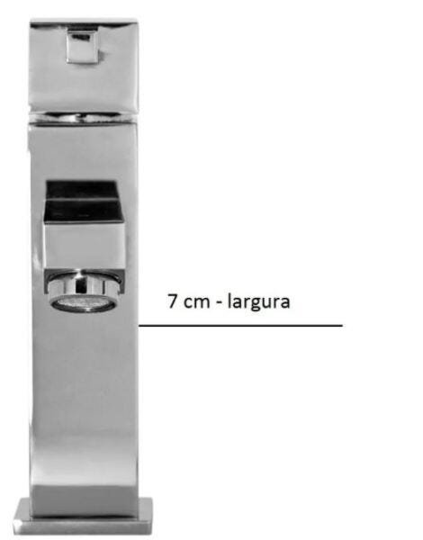 Torneira Misturador Monocomando Banheiro Lavatório Quadrada 83401_60A - 3