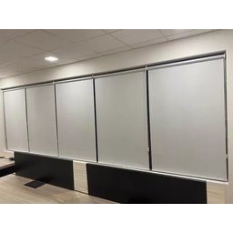 Cortina Rolo Blackout 0% 1,00 L X 1,00 a Escurecer Quarto:branco - 3