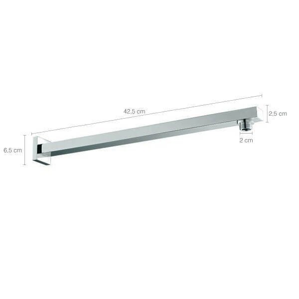 Braço para Chuveiro Inox Braço de Chuveiro Acessório para Banheiro Jiwi Metais - 5