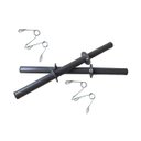 Ver imagem 2 de Par de Barras Oca 40cm com Presilhas para anilhas