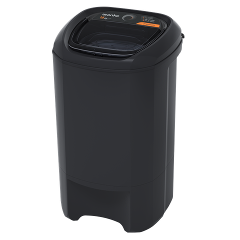 Centrífuga de Roupas Premium - 15 Kg - Preta - Wanke