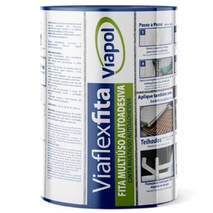 Manta Asfáltica Viaflex Fita Sleeve 20cm x 10 Metros - V0616253 - VIAPOL