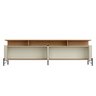 Rack Sala 4 Portas Palha Natural Mdf L180 X A65cm - 3