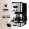 Cafeteira Elétrica Mondial Dolce Arome Preto e Inox C4432xsdi - 127v - 2