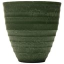 Ver imagem 5 de Kit 2 Vasos Cachepot para Plantas Verde Plástico Névoa Lyor 15x7cm Decorativo Jardim