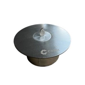 Lareira Ecológica Queimador Cozix em Aço Inox 304 20cm