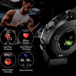 Relógio Inteligente Masculino 1.39 Polegada Chamada Bluetooth Preto - 4