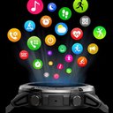 Ver imagem 2 de Relógio Inteligente Masculino 1.39 Polegada Chamada Bluetooth Preto