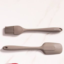 Pincel Silicone Cozinha Culinário Para Untar Forma Brinox Cinza - 2