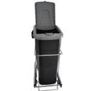 Ver imagem 2 de Lixeira 15 Litros Aramado Deslizante Para Armário Cozinha