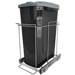 Lixeira 15 Litros Aramado Deslizante Para Armário Cozinha - 3