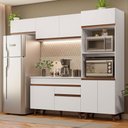 Ver imagem 1 de Cozinha Completa Madesa Reims 260008 com Armário e Balcão - Branco
