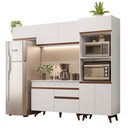 Ver imagem 3 de Cozinha Completa Madesa Reims 260008 com Armário e Balcão - Branco