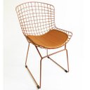 Ver imagem 2 de Conjunto 4 cadeiras Bertoia cobre + mesa com vidro - Poltronas do Sul