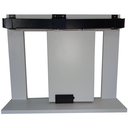 Ver imagem 1 de Kit Prático para Porta de Correr Trilho Preto - 3m + 1 Par de Concha