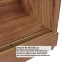 Ver mais imagens de Guarda-Roupa Casal 2 Portas de Correr com Pés 229cm 100% MDF Talin Bege/Cinamomo/Off White