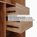 Ver imagem 6 de Guarda-Roupa Casal 2 Portas de Correr com Pés 229cm 100% MDF Talin Bege/Cinamomo/Off White