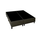 Ver imagem 2 de Base Cama Box Queen Gazin 79x198x39cm Suede Liso Marrom
