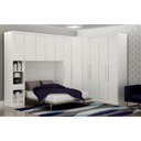 Ver imagem 4 de Módulo Mesa de Cabeceira de Casal Safira em Mdf com 1 Porta e 1 Gaveta Clic Móveis