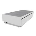 Ver imagem 1 de Base Box Solteiro com Auxiliar Espuma Sintético Branco 50x78x188