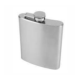 Cantil De Bebida Bolso Liso Aço Inox - 1