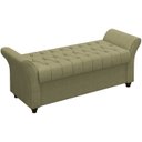 Ver imagem 1 de Recamier Calçadeira Bau 160 cm Pes MDF Ogeo Linho SL 75 Peer