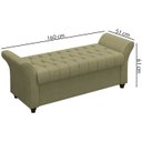 Ver imagem 4 de Recamier Calçadeira Bau 160 cm Pes MDF Ogeo Linho SL 75 Peer