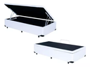 Ver imagem 4 de Cama Box Baú Solteiro Conforto Sintético Branco + Colchão Solteiro Conforto Espuma D33 17x88x188