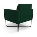 Ver imagem 6 de Poltrona Sala Base X Industrial Preto Marisa Bouclê Verde D03 - D’Rossi