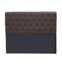 Ver imagem 1 de Cabeceira Lady 1,40 Suede Marrom - Bandiera Decor