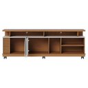 Ver mais imagens de Rack para Sala Bancada de Tv 75 Pol 180cm Madrid C05 Freijó/off White Matte - Mpozenato